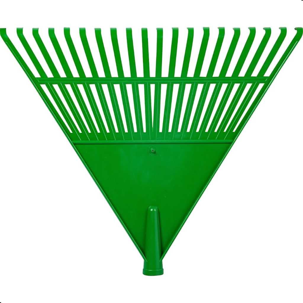 Kit 12 Vassouras Rastelo de Plástico Jardim Grama Sem Cabo 22 Dentes