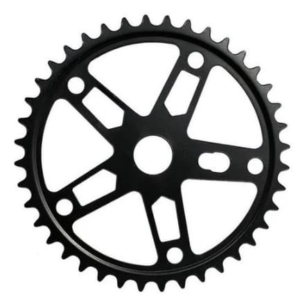 Coroa Roda Dentada Engrenagem 40 Dentes 5 Furos Preta Para Bicicleta