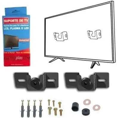 SUPORTE DE TV FIXO UNIVERSAL - LCD - PLASMA - LED ATÉ 71 POLEGADAS