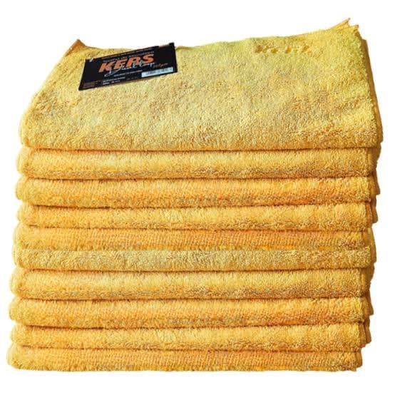 KIT Toalhas Microfibra DUAL LOOP Kers ou Amarelo 360GSM 60x40cm