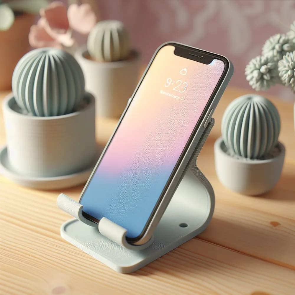Suporte de Mesa para Celular – Estável, Estético e Ideal para Setup Gamer ou Home Office