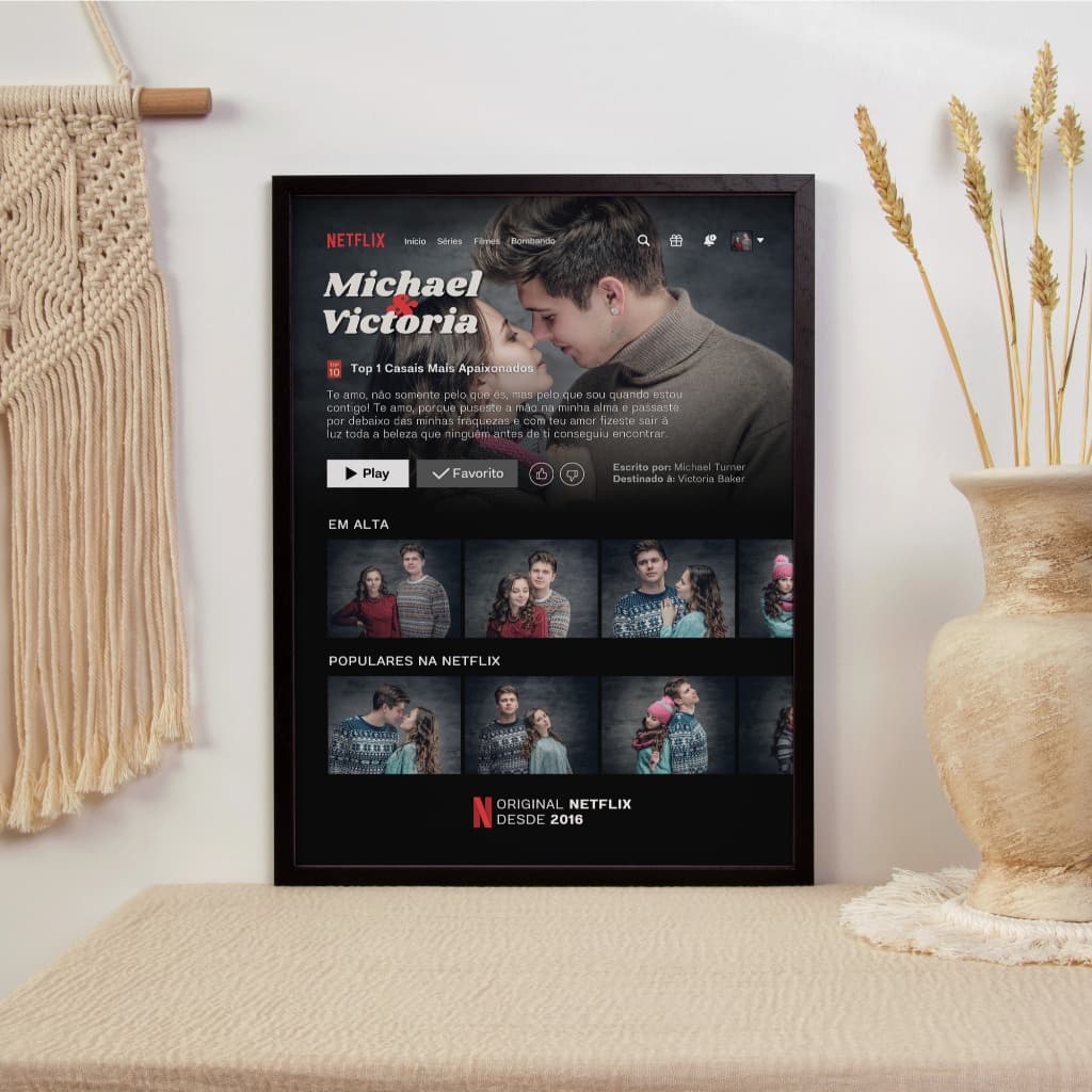 Quadro Personalizado Netflix