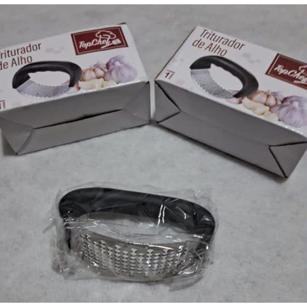 Espremedor Amassador Triturador de Cozinha Inox Ralador de Aço Inoxidável