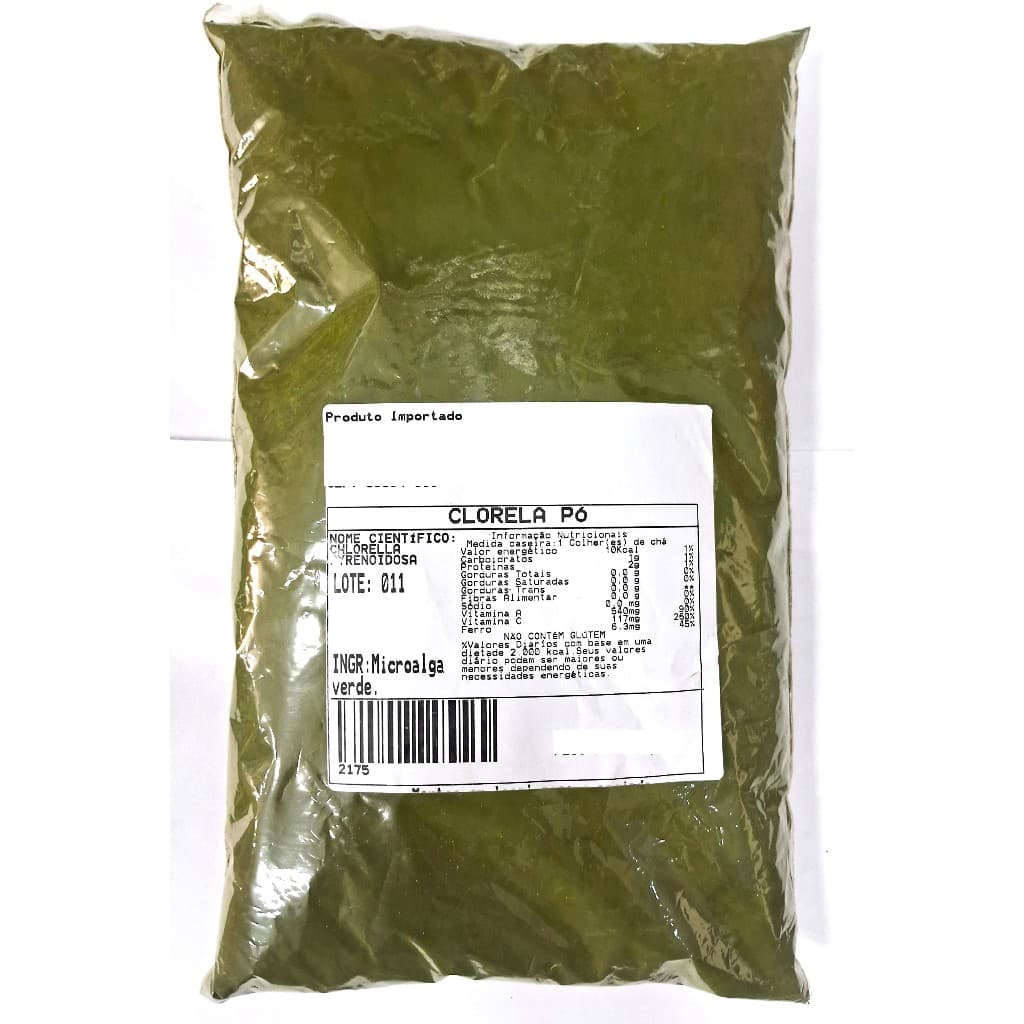 Clorela ( Clorella, Chlorella ) em Pó Puro 100g