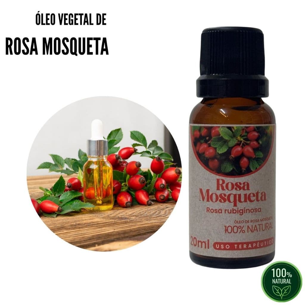 Óleo Vegetal de Rosa Mosqueta 100% Natural 20ml Biosencia