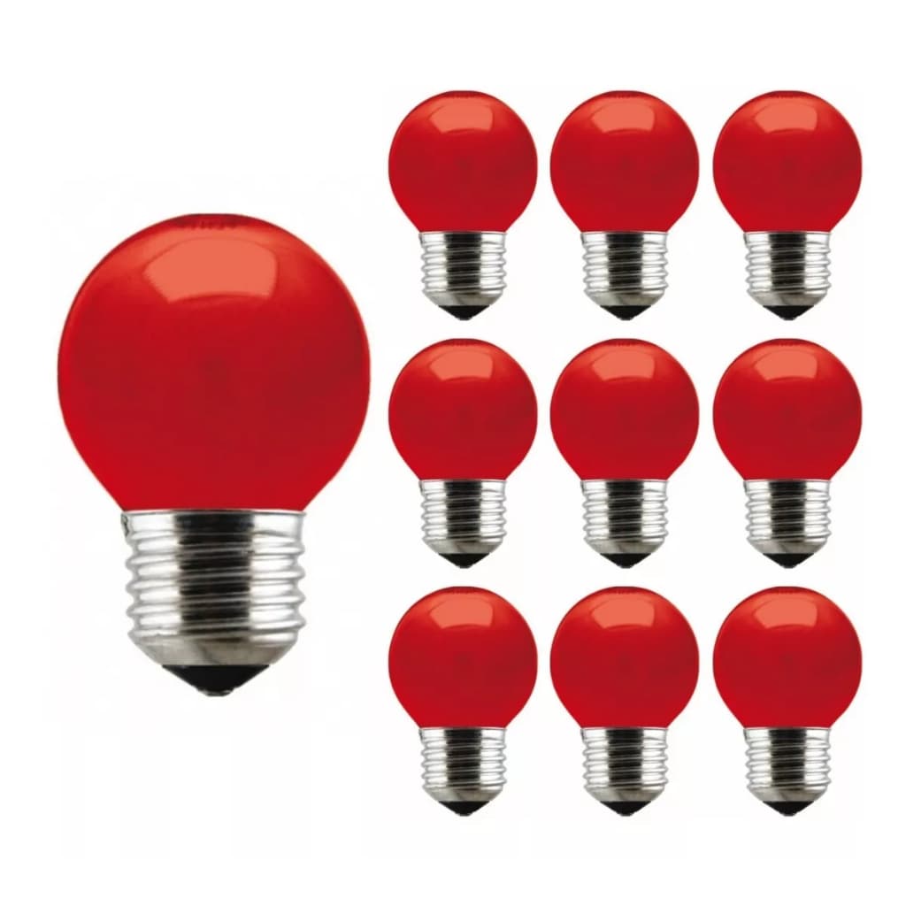 Lâmpadas Bolinha Decor 15w E27 Dimerizavel Taschibra 10 Pçs