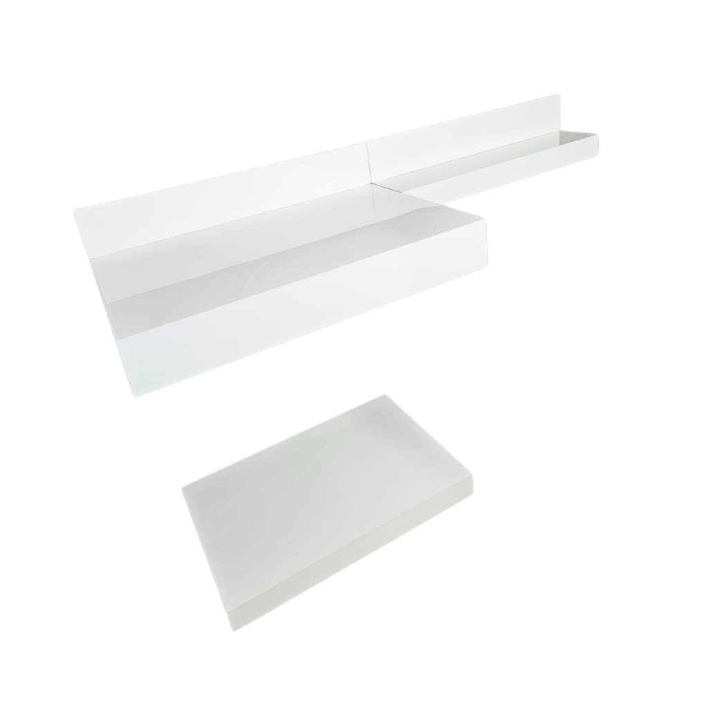 Kit Bancada + Prateleira + Extensor Branco 70x45 100% Porcelanato Super Oferta Envio Rápido