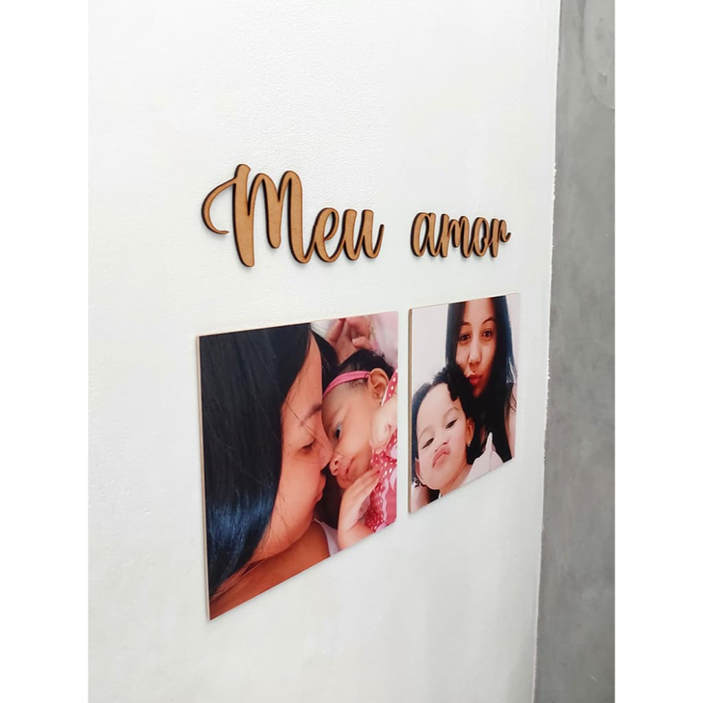 Quadro placa em mdf personalizado com sua foto