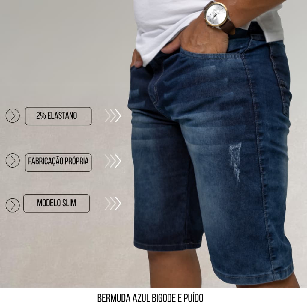 Bermuda Masculina Jeans Variações Tendências 2026 Shorts Jeans Masculino Verão Casual Presente Homem