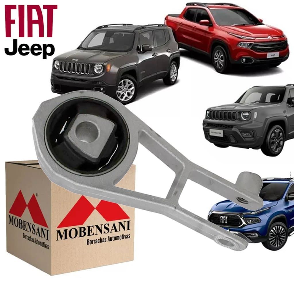 Coxim Cambio Inferior Raquete Fiat Toro Jeep Renegade Diesel 2016 em diante Novo com Nota Fiscal