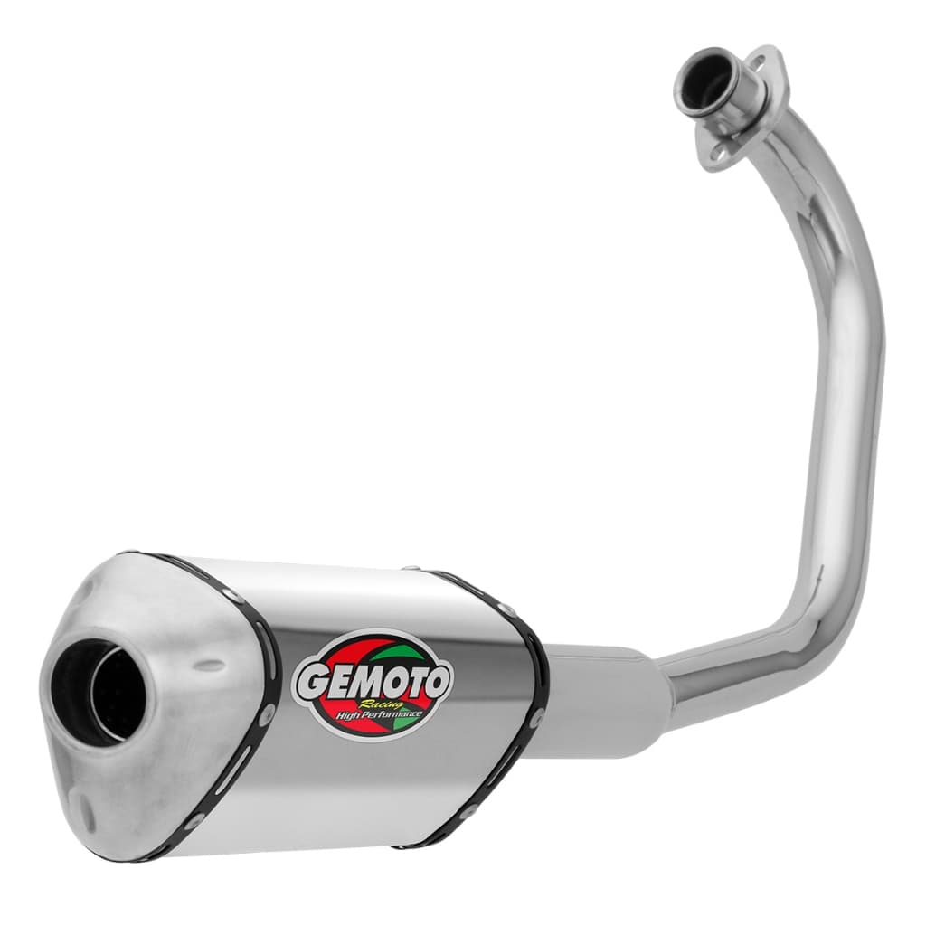 Escapamento Para Moto Racing 3 Trioval Gemoto Compatível Com Titan KS 125 / Fan 2000 a 2008