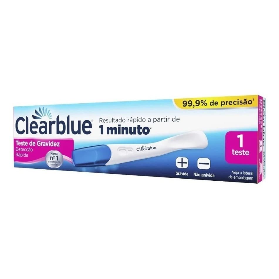 Teste De Gravidez Clearblue Detecção Rápida