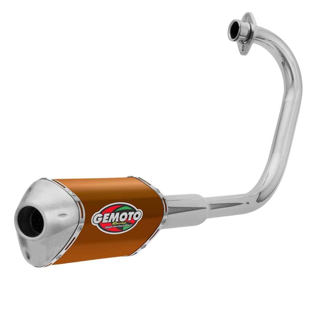 Escapamento Escape Gemoto Racing 3 Trioval Moto Honda Titan Ks Es 150 2009-2013 Fan Mix 2010 - 2013