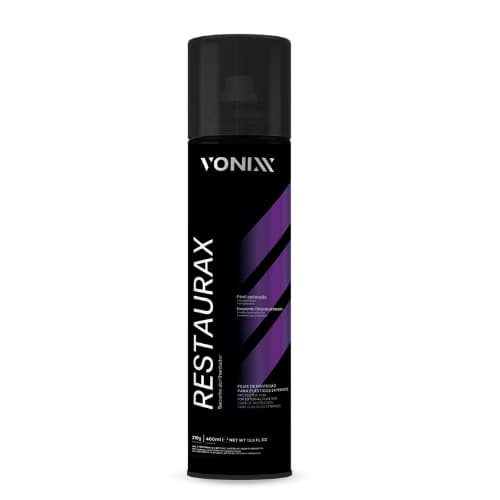 Restaurax Aerossol Brilho Proteção Plastico Parachoque Revitalizador Externo Vonixx
