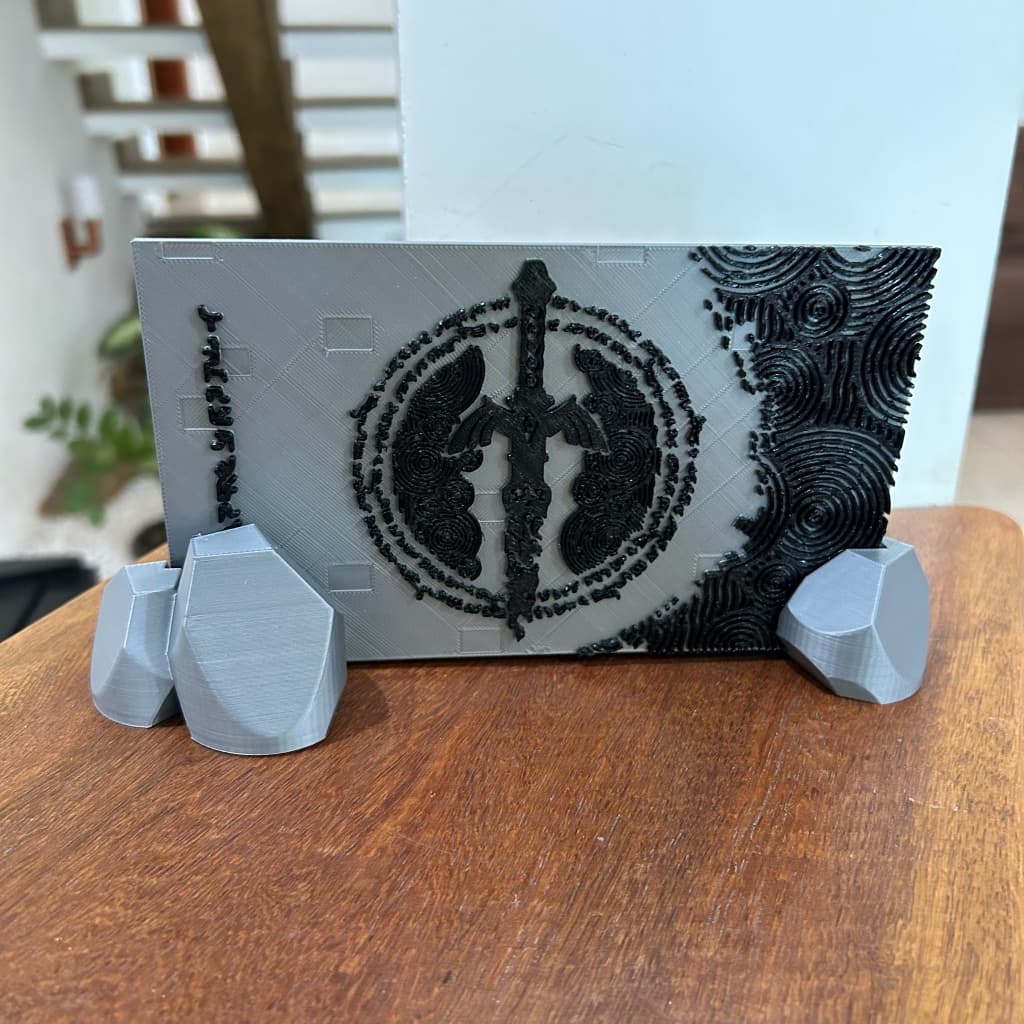 Suporte Dock Nintendo Switch Zelda Base Decorativa Geek Gamer