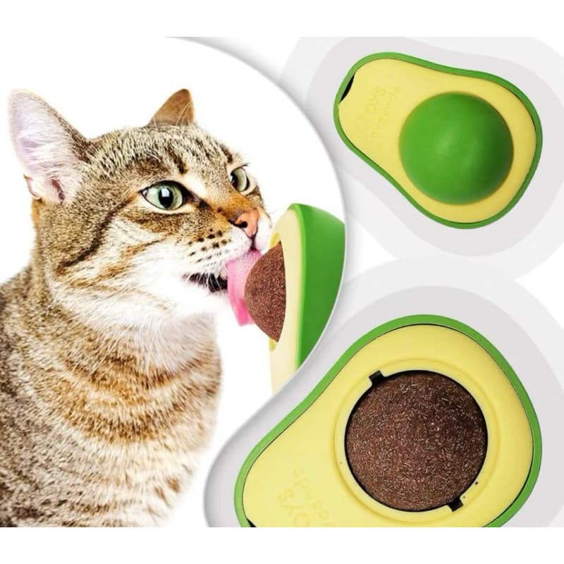 Abacate De Brinquedo Com Catnip Para Gatos  Erva Natural Para Gatos