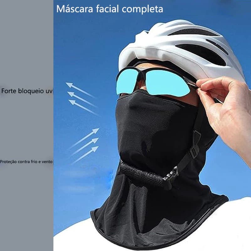 Balaclava Touca Ninja Máscara De Proteção Solar Para Motocicleta Proteção Contra o Frio Unissex