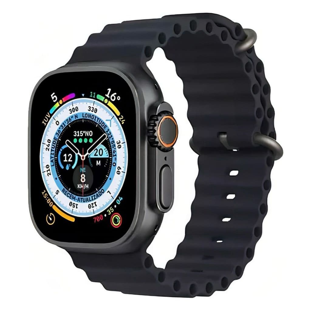 Relógio Smartwatch 9 Ultra Max 2024 49mm Faz Chamadas Bússol