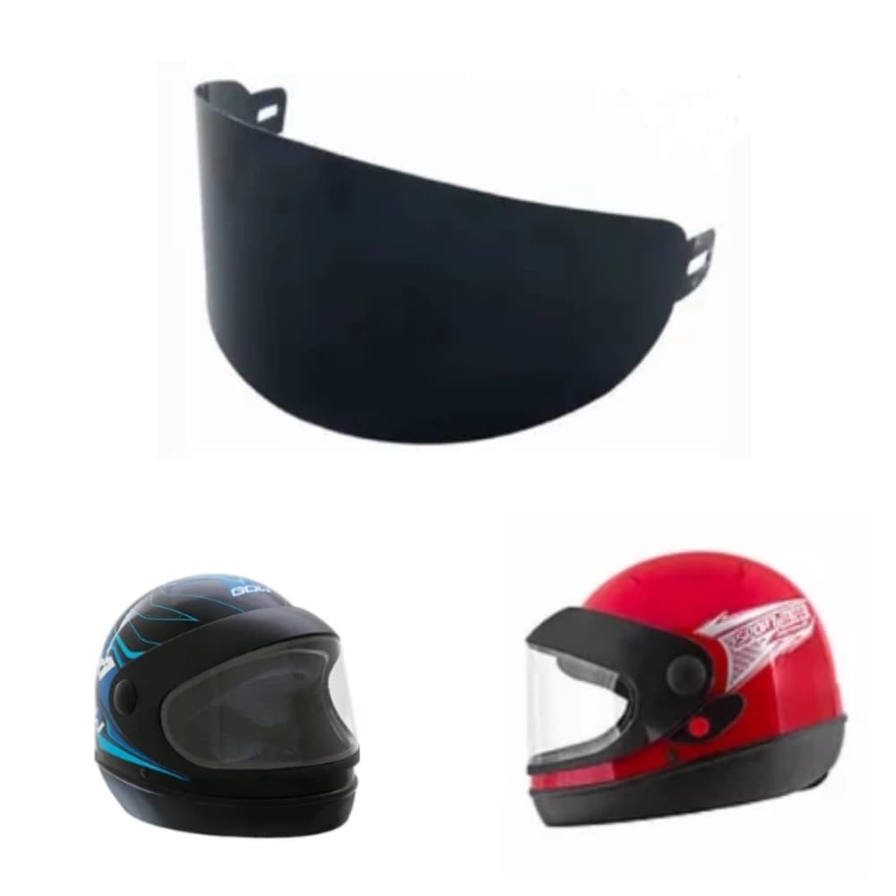 Viseira lente Capacete Gow Interlagos/X1/Classic/85/Femme/Moto Taxi/Protork Sport Moto