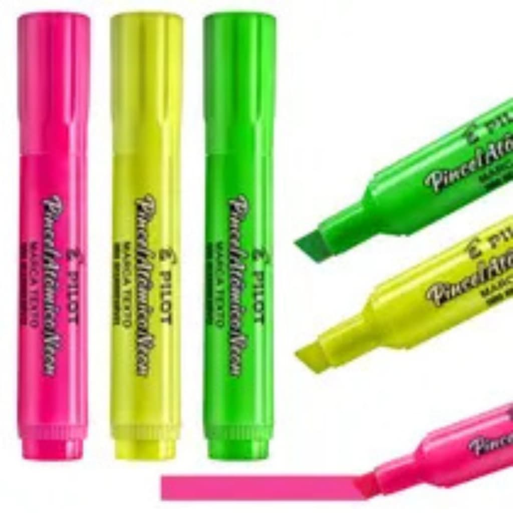 Pincel Atômico Neon Marca Texto - Pilot