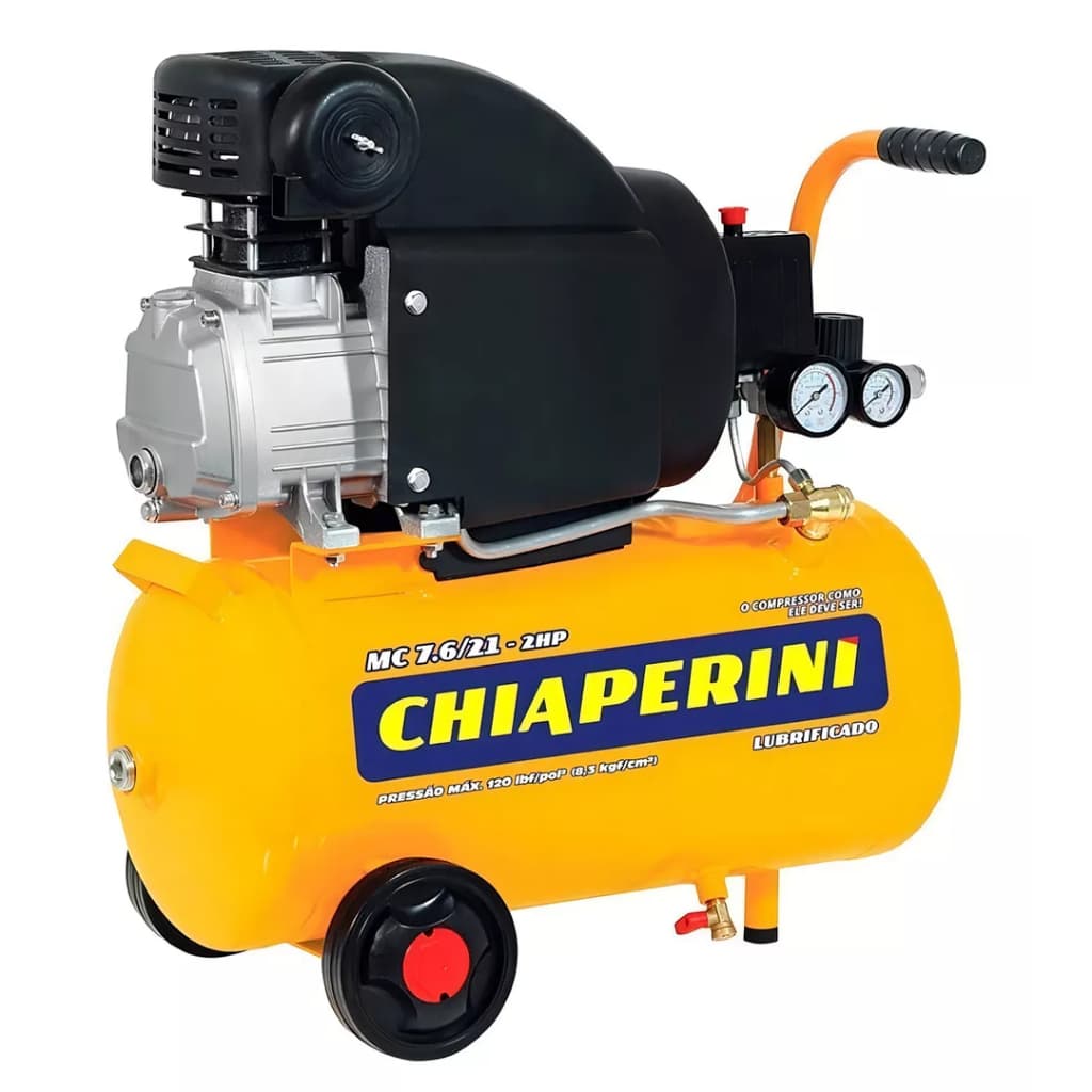 Motocompressor 7.6 Pés 21l 2hp 220v Chiaperini
