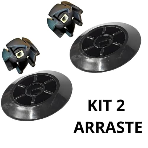 Arraste do Copo e do Motor Kit 2 Conjuntos Liq Mondial Turbo L-900 L-1000 L-1100 L-1200