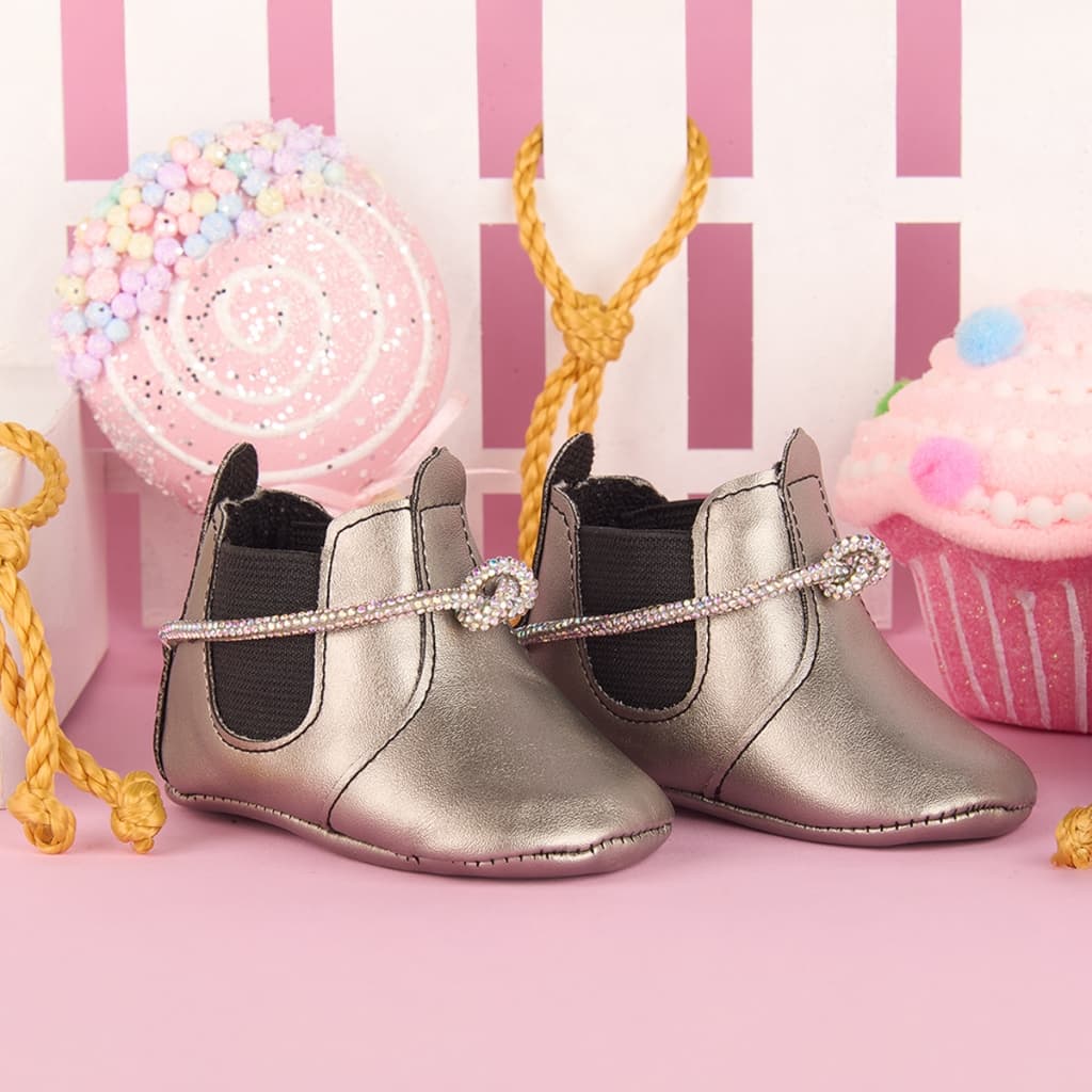 Botinha Infantil Menina Country Jequinha para bebê Brilho Strass Glitter Casua Rodeio Boiadeira