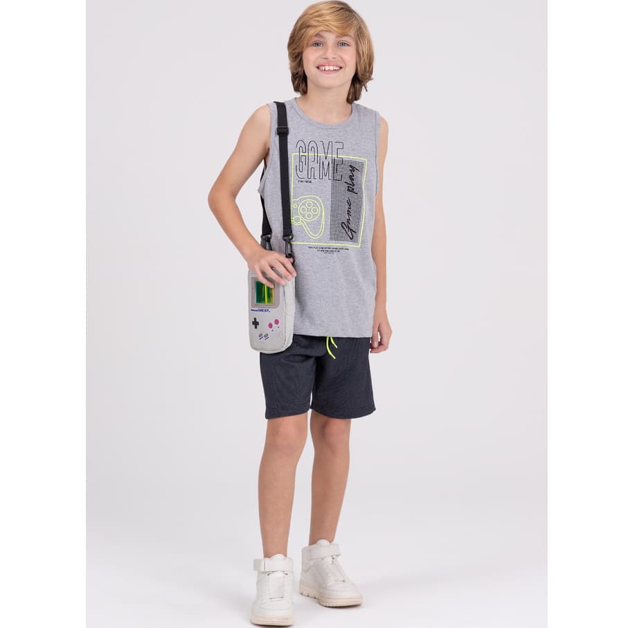 Conjunto Regata Infantil Web Game Mescla