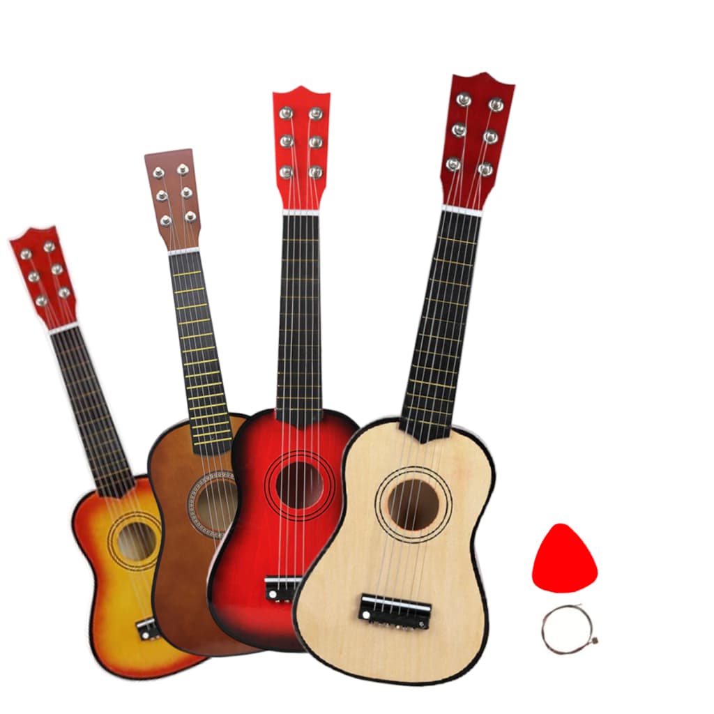 Mini Violão Infantil Acústico C/ Cordas De Aço Iniciantes