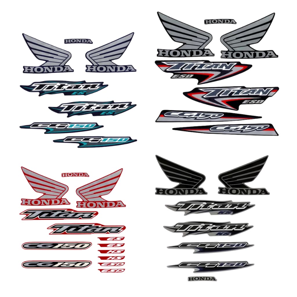 Faixas Adesivos Cg Titan 150 2004 2005 2006 2007 2008 Completo Ks Es Esd