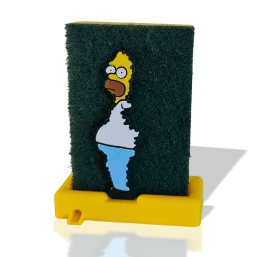 Suporte de Bucha/Esponja do Homer Simpsons