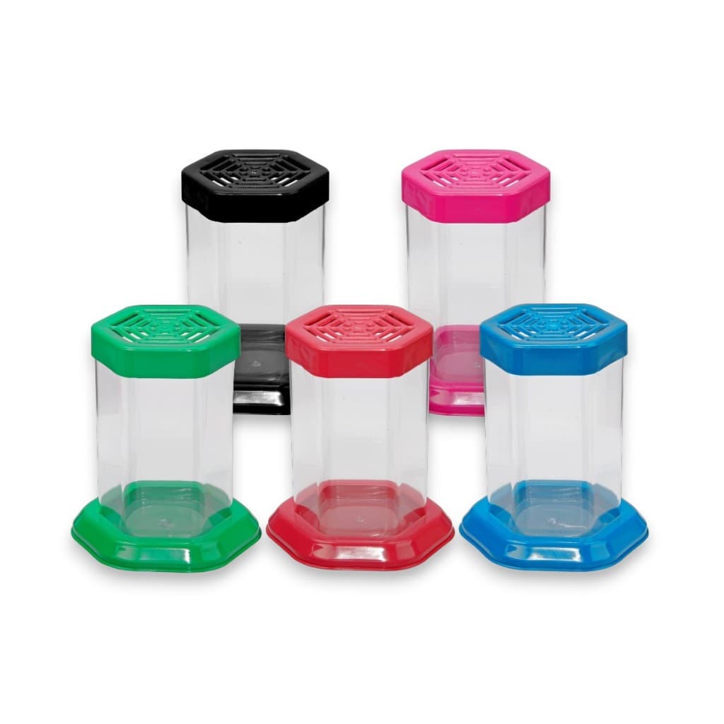 Kit 50 Unidades Aquario Beteira Para Peixe Betta Tampa Acrilico Leve Pais Pague Menos Cores Sortidas