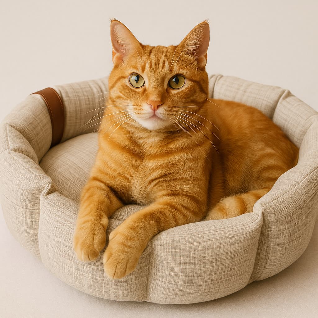 Cama Gomos Linho Pet Caminha Pet Pequeno e Medio Porte Cama Gato Cama Cachorro