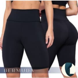 Bermuda Legging Feminino Suplex Fitness Academia ZERO TRANSPARÊNCIA