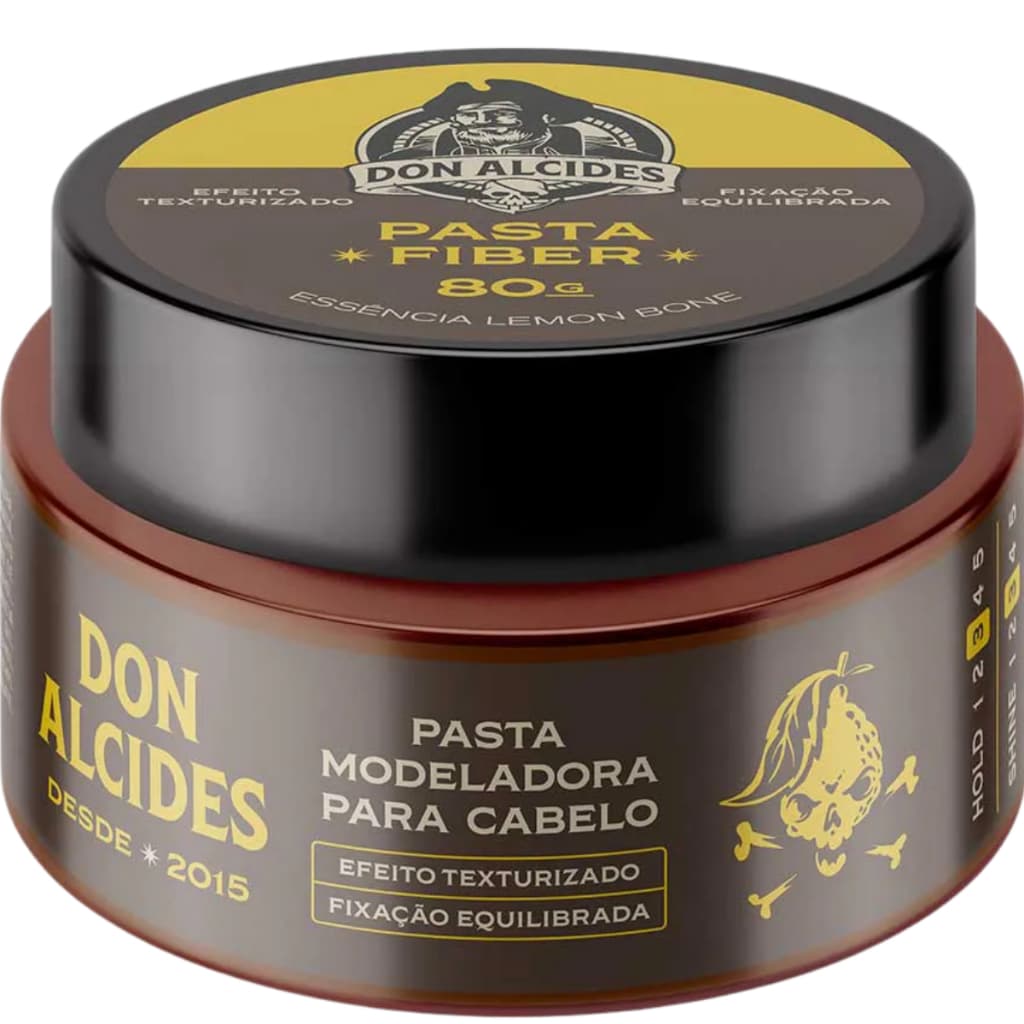Pasta Pomada Modeladora Don Alcides - Fiber 80g Lemon Bone