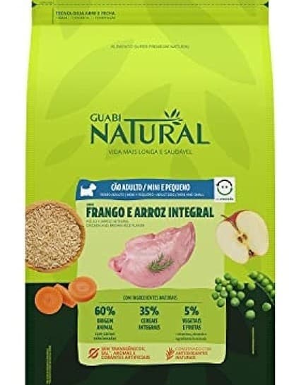 Ração Guabi Natural Cão Adulto Mini Pequeno Frango Arroz 1kg