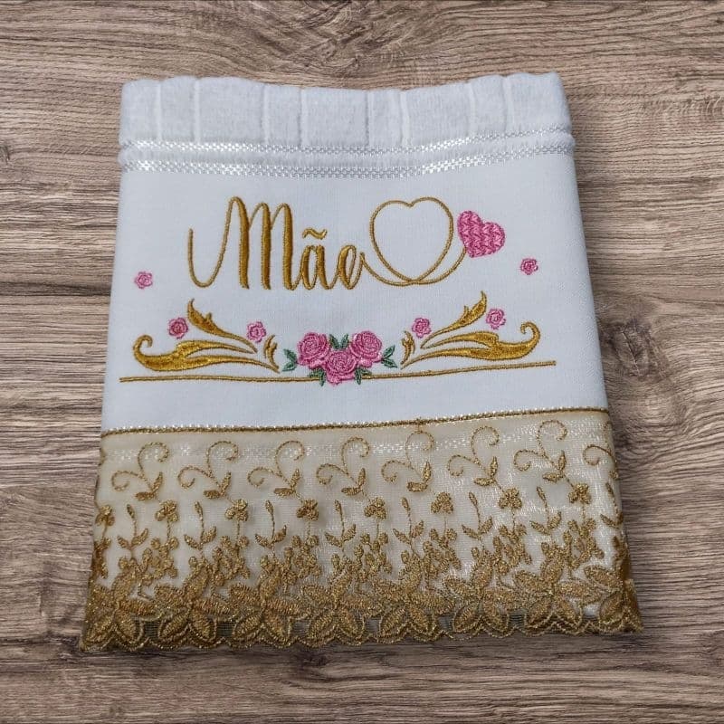 presente dia das mães, Toalha de mão Toalha bordada toalha personalizada .