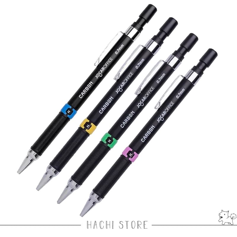 Lapiseira Carbon 0.7mm retrátil Profissional com grip