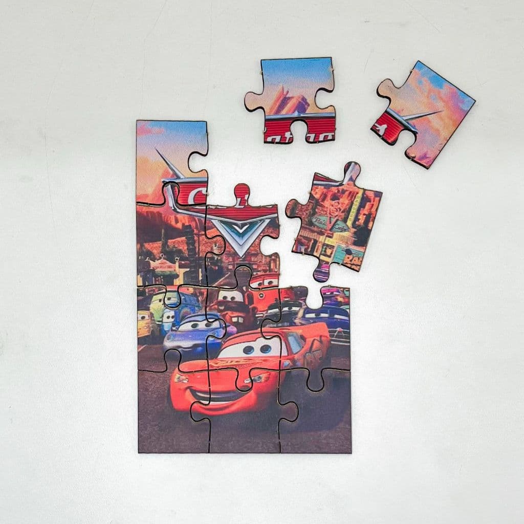 5/10/15/20UNDS Quebra Cabeças Em MDF (12 peças) - Carros