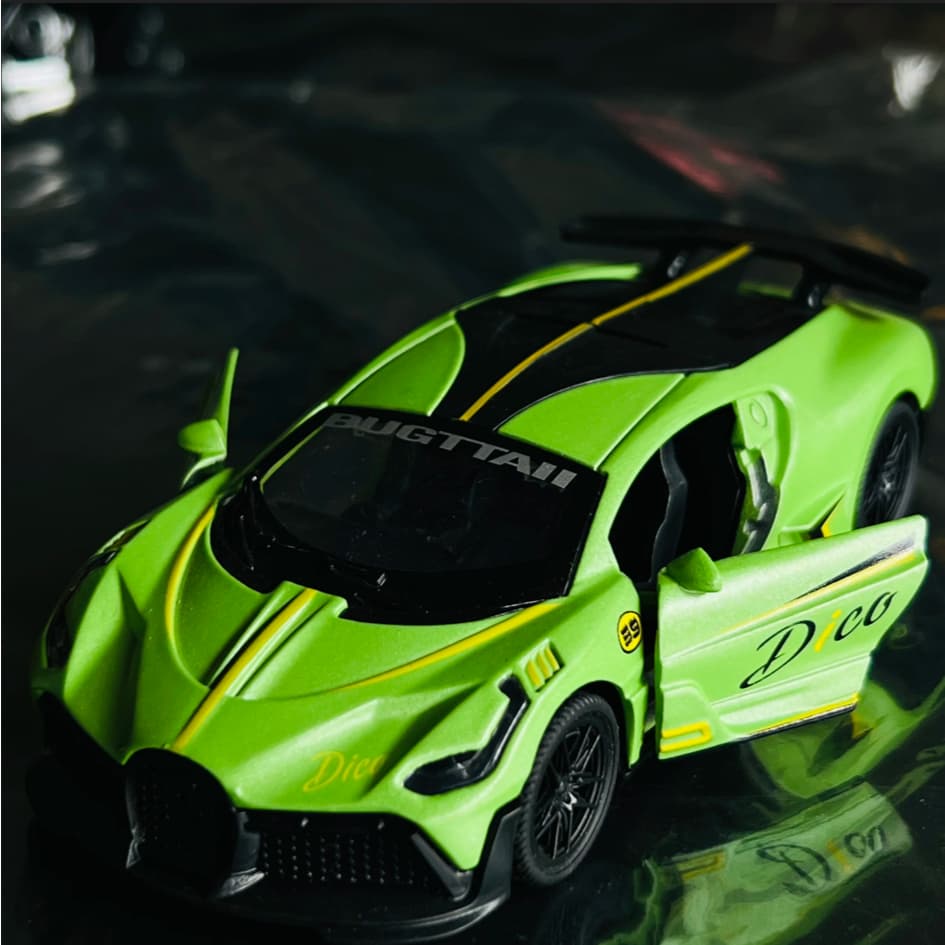 Miniatura Bugati colecionavel para presente coleção entusiasta de corrida decoração de quarto prateleira vitrine