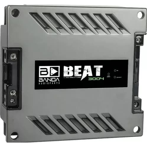 Modulo Potencia Banda Beat 3004 4 Ohms 3000w Full Range Cor Cinza