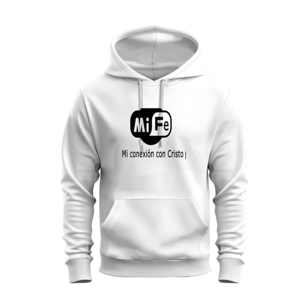 Moletom Canguru Mi Fe Moda Religiosa Streetwear