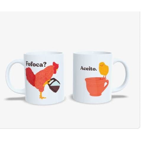 Caneca Personalizada Fofoca? Aceito.