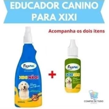 Educador Para Cães Xixi Pode e Xixi não Pode 500ml Atrativo Sanitário Fixa Pet