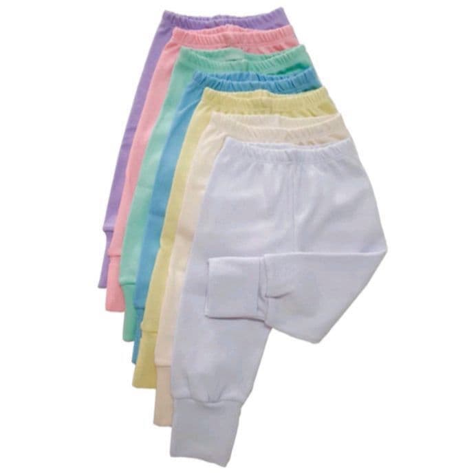 3 Mijão Culote Calça Com Pé Bebê Atacado 100% Algodão Barato Maternidade Enxoval