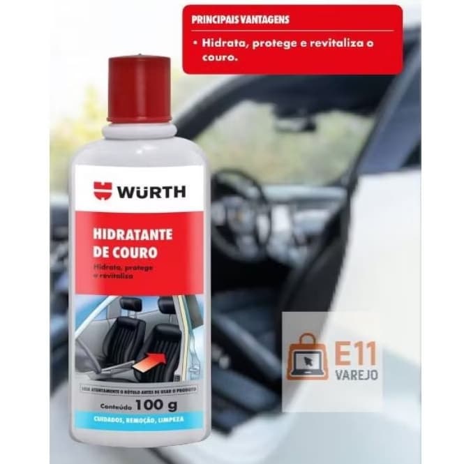 Hidratante de Couro 100g - Wurth