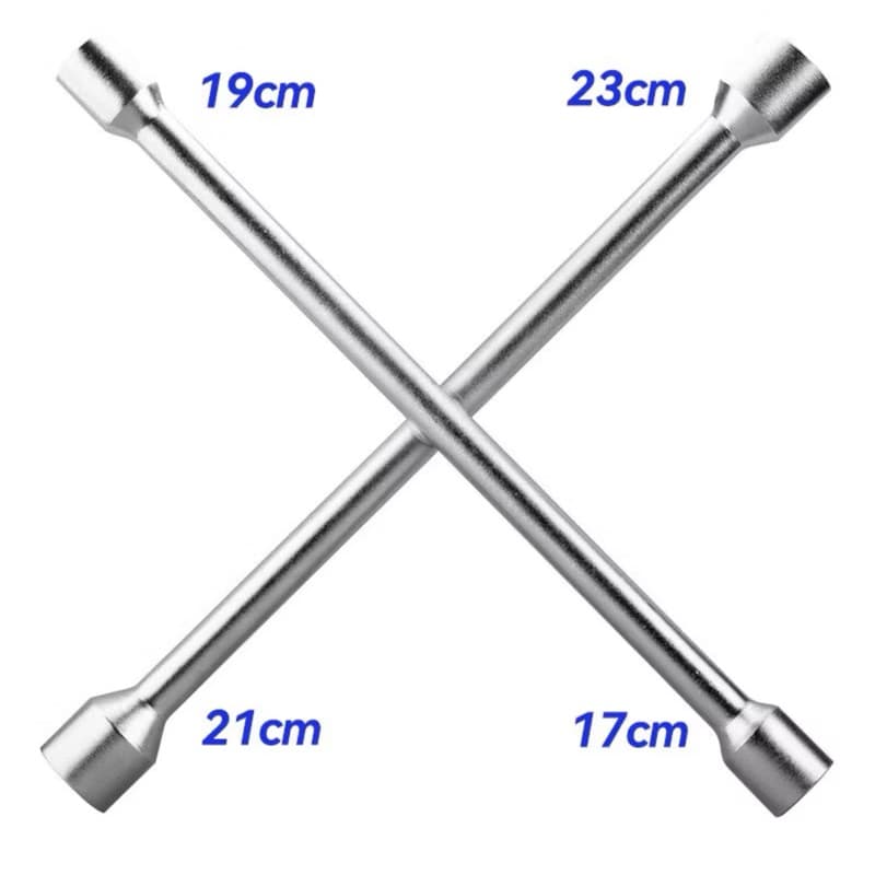 Chave de Roda Cruz 17mm 19mm 21mm 23mm
