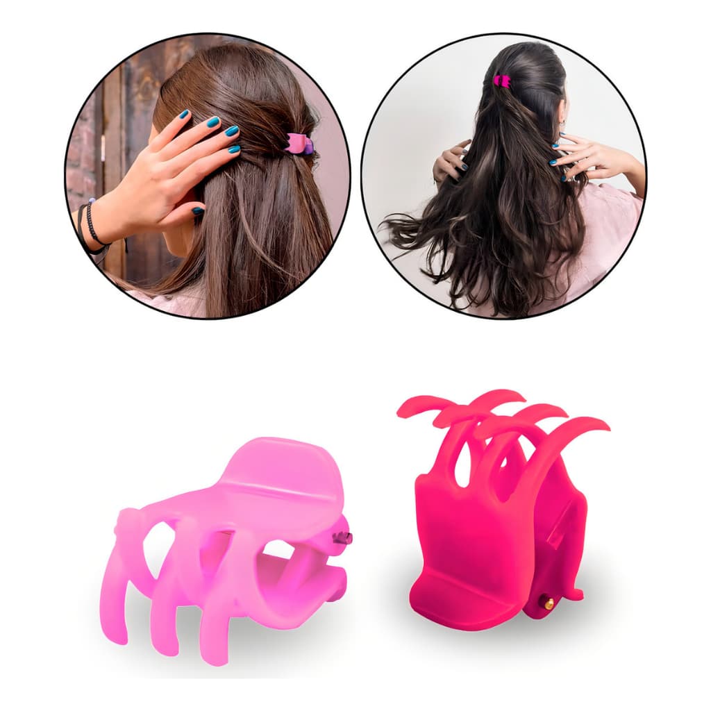 Kit Presilha  Piranha/Tridente/Prendedor de cabelo tamanho P/M/G