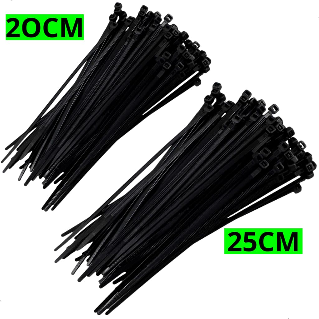 Cinta Fita Plástica Abraçadeira Nylon Enforca Gato 100pcs - Varios Tamanhos