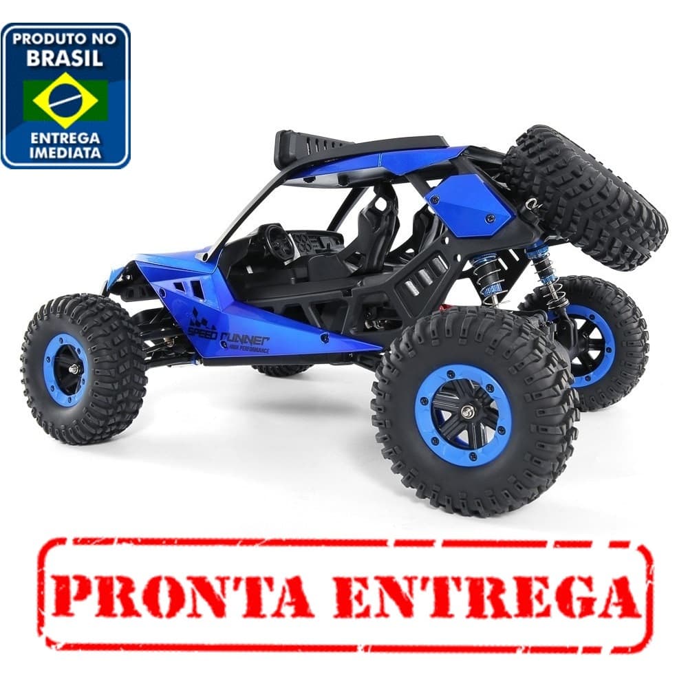 Carro Controle Remoto Q46 50km/h 4x4 12428 1:12 C/ Leds